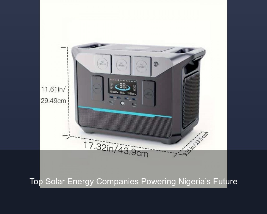 Top Solar Energy Companies Powering Nigeria’s Future